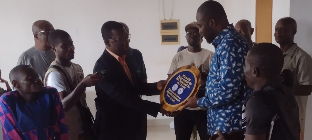 DISABLED STUDENTS HONOR PROF. AMOS SAWYER COLLEGE’S DEAN FOR HARD WORK