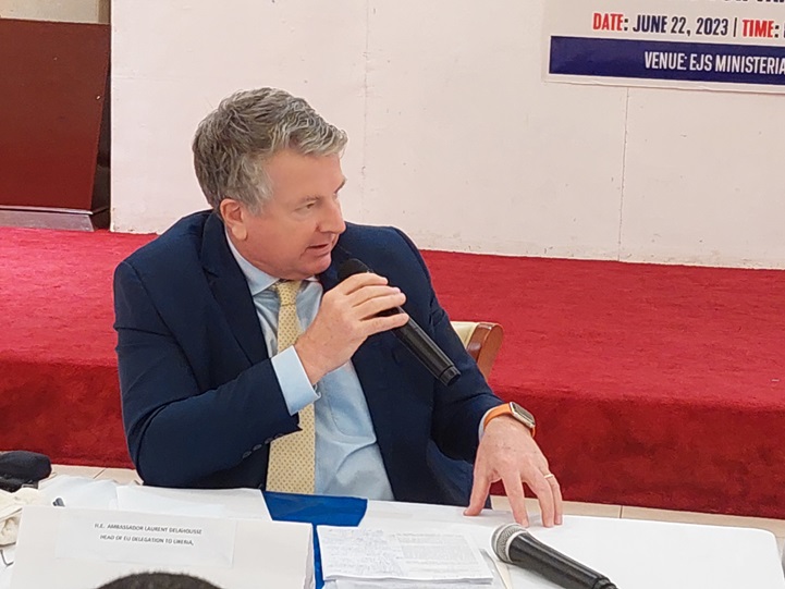 OPENING REMARKS FROM AMBASSADOR LAURENT DELAHOUSSE, HEAD OF DELEGATION OF THE EUROPEAN UNION TO LIBERIA