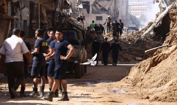 FLOOD-HIT LIBYAN CITY FACING LONG RECOVERY AS SEARCH FOR MISSING GOES ON