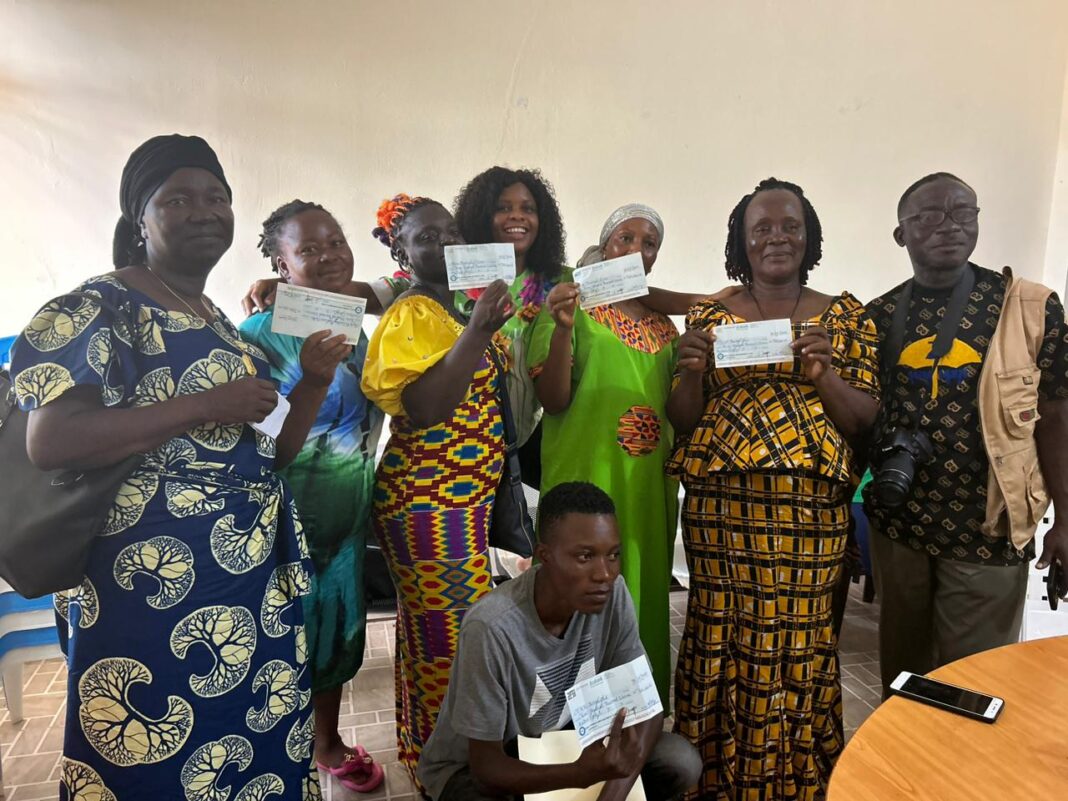 GOVERNMENT DISBURSES OVER LRD$8M TO SMES, OTHERS