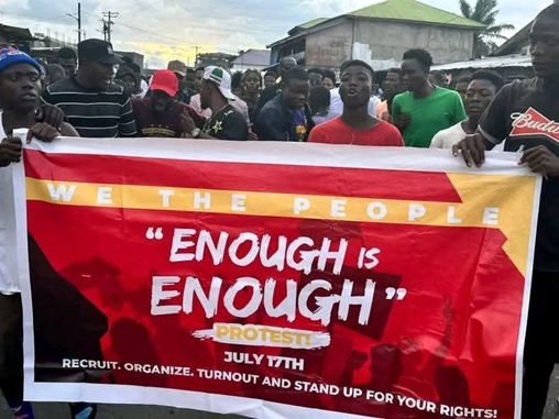 LIBERIAN LAWMAKERS JOIN JULY 17 PROTEST AS REP. TOLES SET TO RECEIVE PETITION FROM STAND DEMONSTRATORS LIBERIAN LAWMAKERS JOIN JULY 17 PROTEST AS REP. TOLES SET TO RECEIVE PETITION FROM STAND DEMONSTRATORS