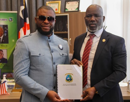 BOAKAI SUBMITS DRAFT ACT TO ESTABLISH CIVIL SERVICE COMMISSION