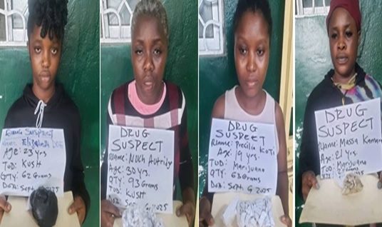 LDEA ARRESTS SIX WOMEN FOR ILLEGAL DRUG POSSESSION IN MONTSERRADO