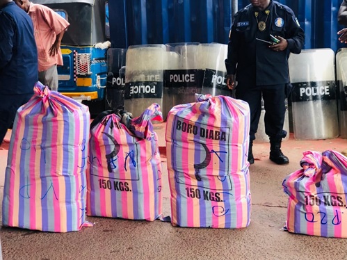 LNP HANDS OVER SEIZED MARIJUANA WORTH NEARLY US$10,000 TO DRUG ENFORCEMENT AGENCY