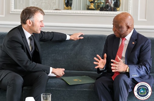 PRESIDENT BOAKAI MEETS MACRON IN PARIS TO STRENGTHEN LIBERIA-FRANCE RELATIONS AND UN SECURITY COUNCIL ROLE