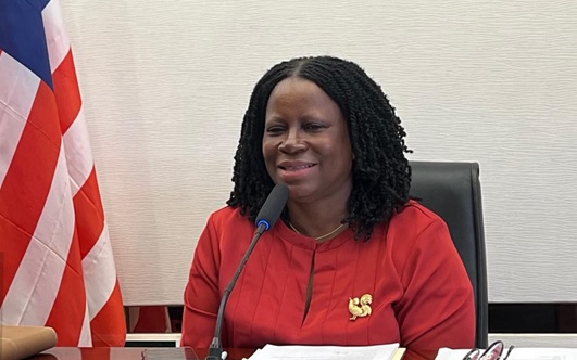 NYONBLEE KARNGA-LAWRENCE CONFIRMS CHINESE SUPPORT FOR CAPITOL RENOVATION, REAFFIRMS LIBERTY PARTY UNITY