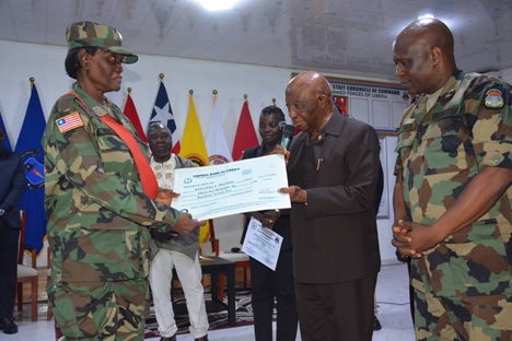 AFL RETIREMENT CEREMONY: PRESIDENT BOAKAI HONORS SIX RETIRING ARMED FORCES PERSONNEL