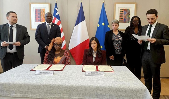 LIBERIA AND FRANCE STRENGTHEN TIES WITH NEW COOPERATION AGREEMENT DURING BOAKAI’S PARIS VISIT