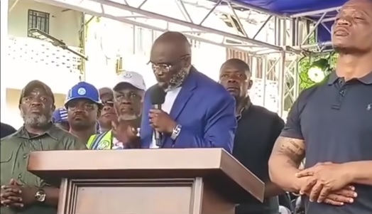 WEAH VOWS TO REBUILD CDC HEADQUARTERS ‘IN RECORD TIME’ AS PARTY BREAKS GROUND IN CONGO TOWN