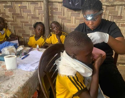 APOSTOLIC PENTECOSTAL CHURCH HONORS BLESSING ACQUI AFTER 1,496 HEARING SCREENINGS IN GRAND BASSA COUNTY